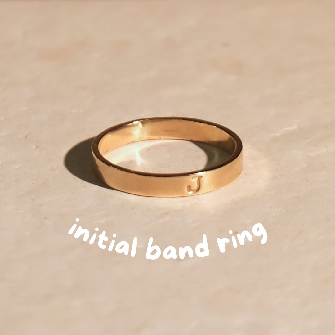 Initial Band Ring