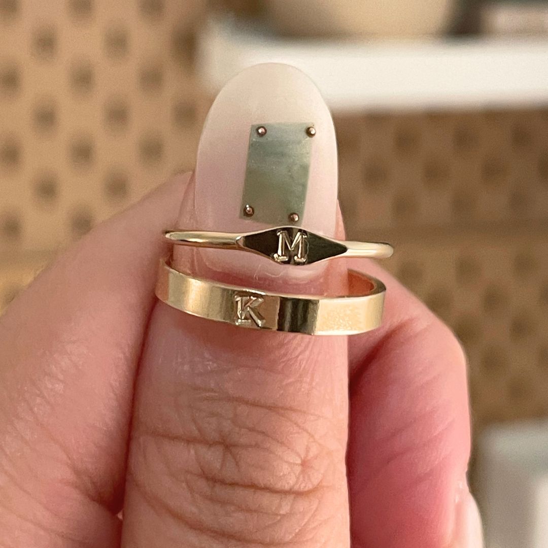 Initial Band Ring