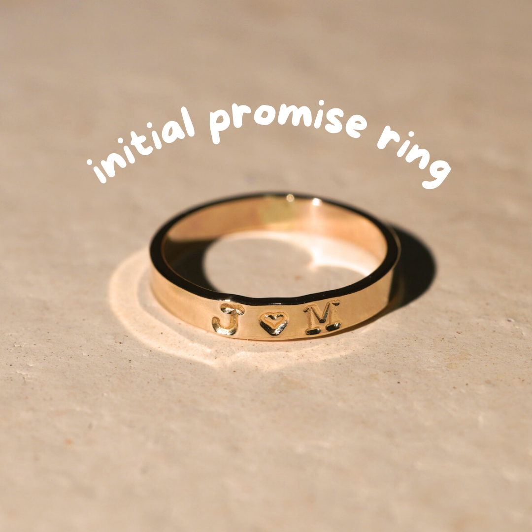 Promise ring initials discount