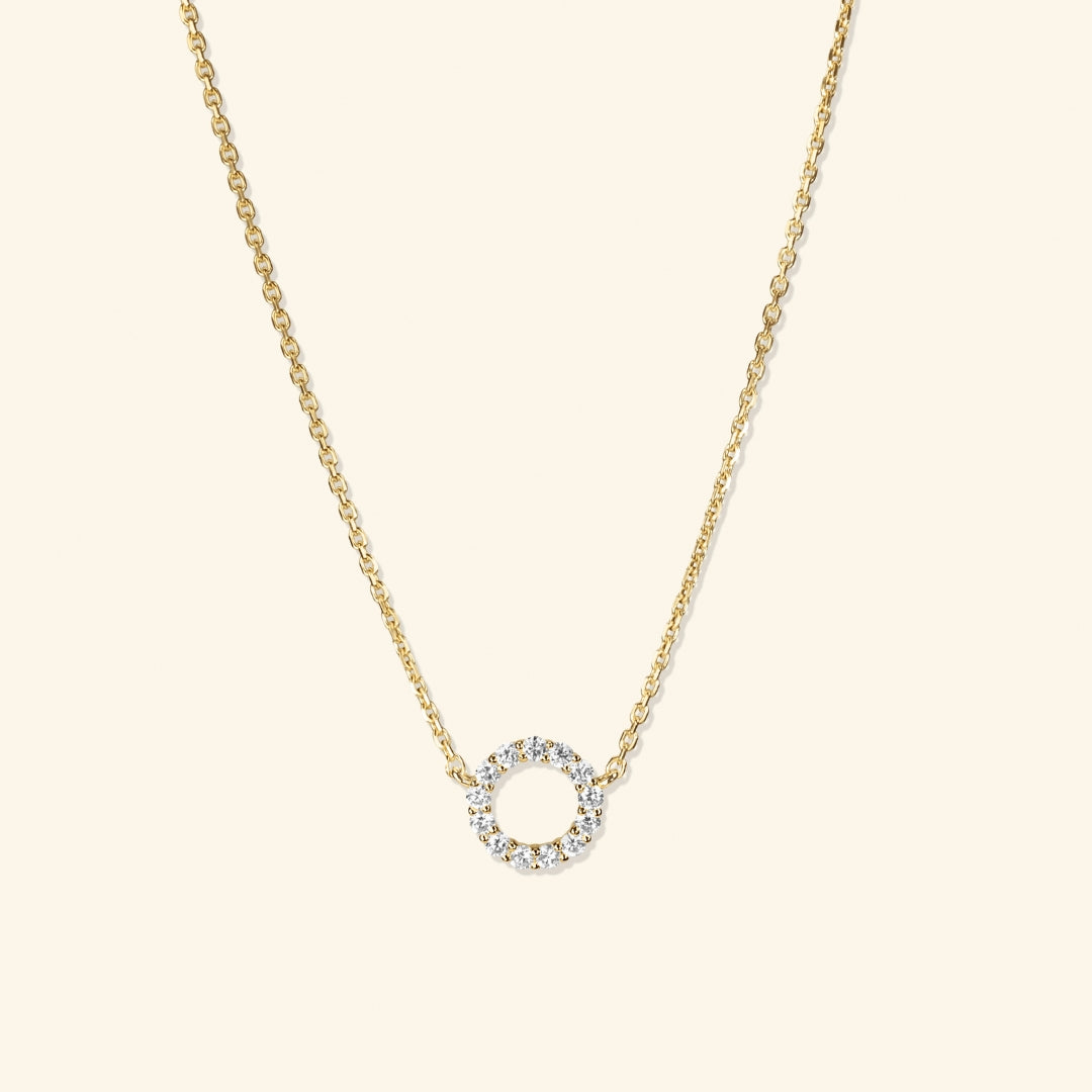 Full Circle Diamond Necklace
