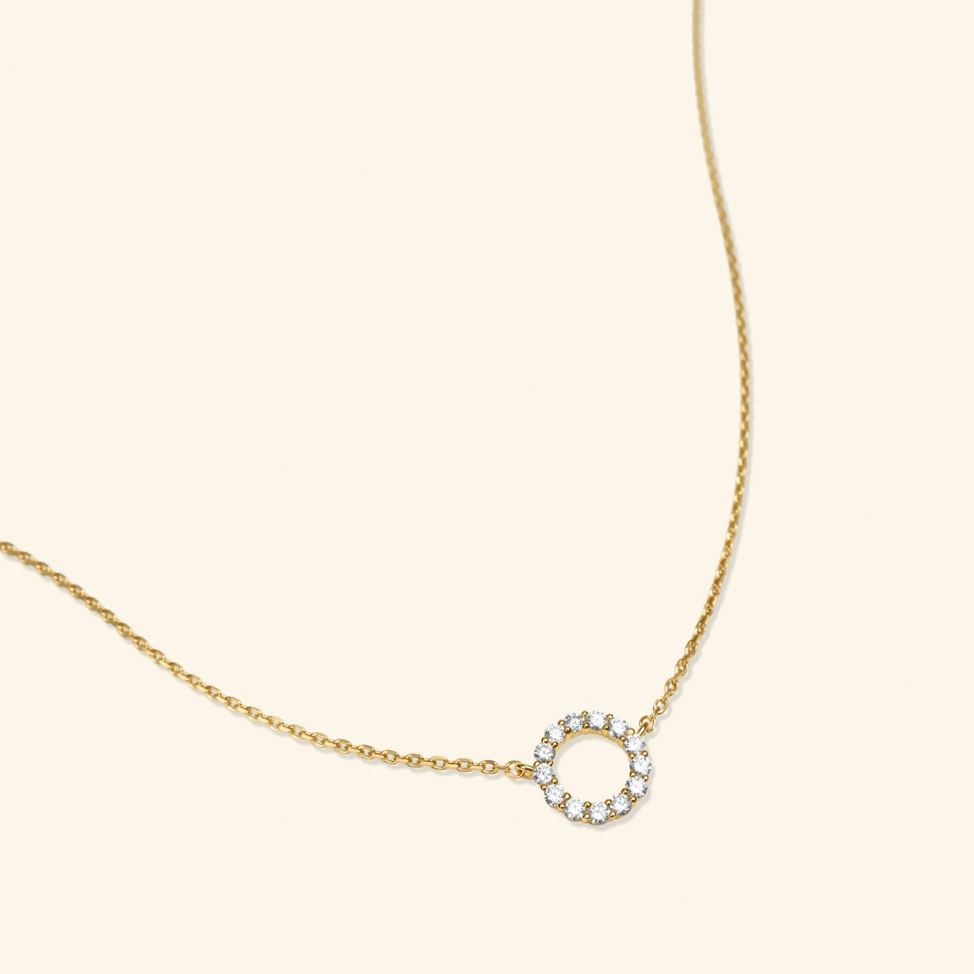 Full Circle Diamond Necklace