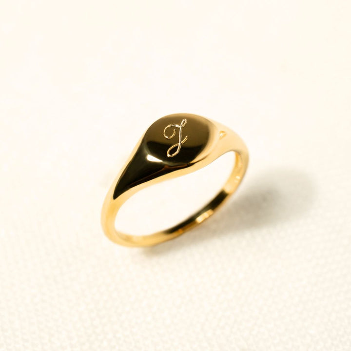 Initial Engraved Ring
