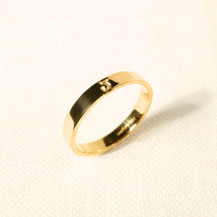 Initial Band Ring