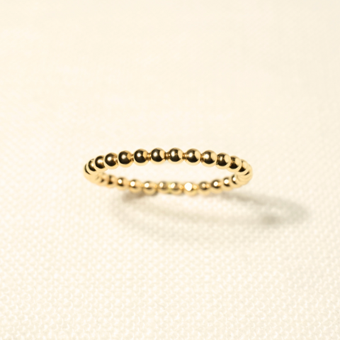 Puffy Beaded Ring